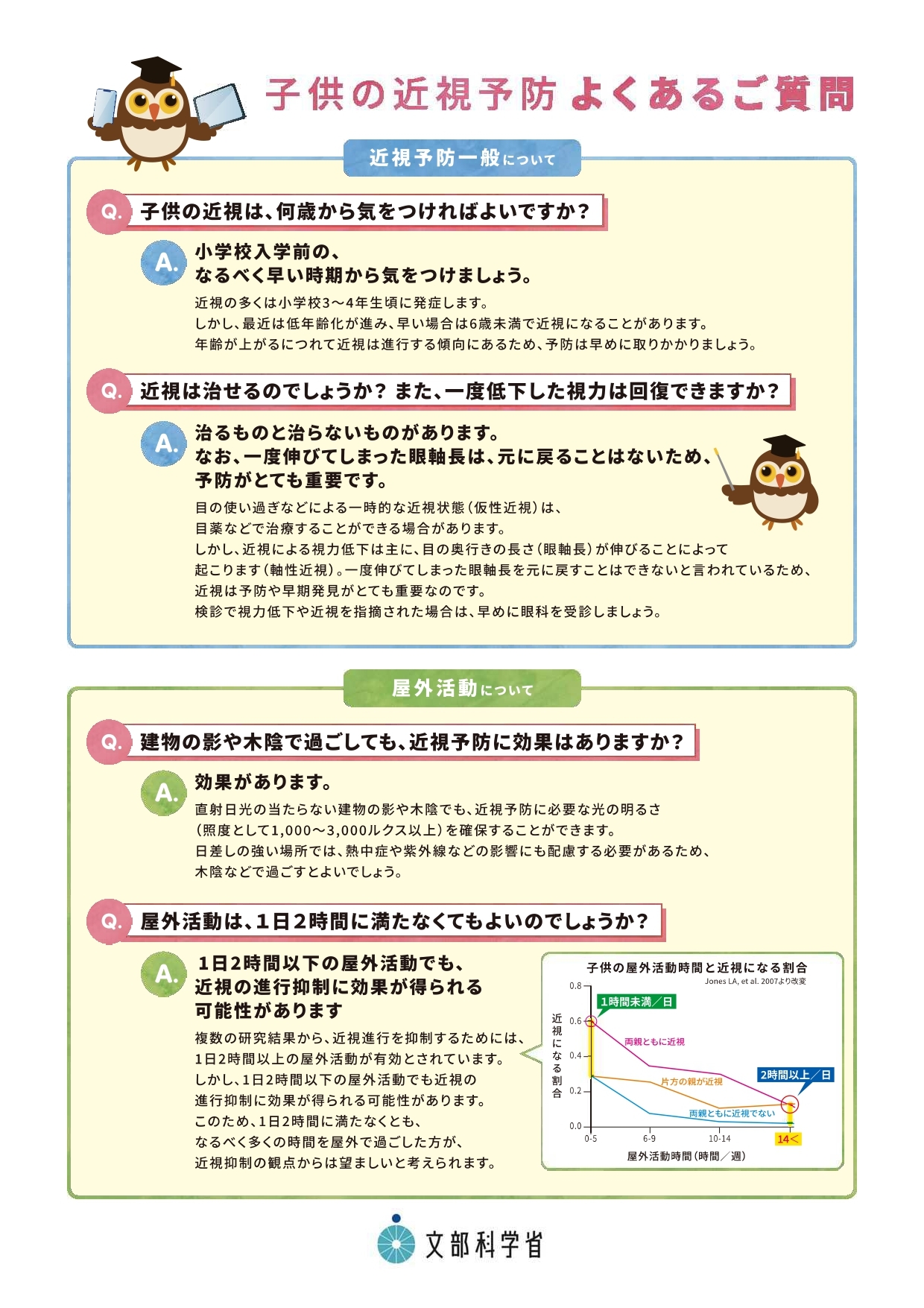 「子供の目の健康を守る」